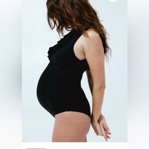 H&M Mama Ruffle Trimmed Swimsuit